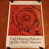 carl henning pedersen else alfelts museums udstillings poster plakat herning